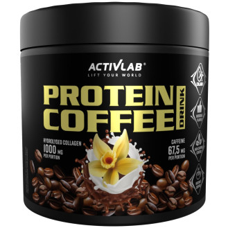 Activlab Protein Coffee Drink (vanilje) 150g / Kohvijook hüdrolüüsitud kollageeniga / PARIM ENNE 12.01.2025