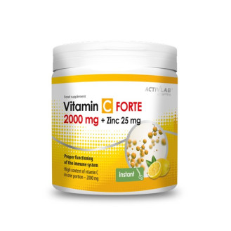 Activlab Vitamin C  2000mg + Zinc 25mg FORTE 500g / Vitamiin C koos tsingiga