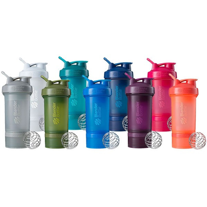 BlenderBottle ProStak Protein Shaker with Attachable Storage Containers