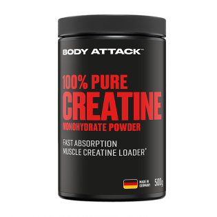 Body Attack 100% Creatine Powder 500g / Kreatiin