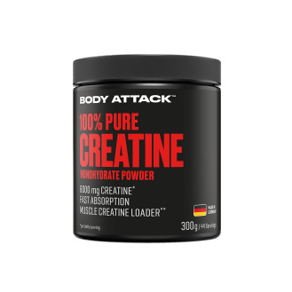 Body Attack 100% Creatine Powder 300g / Kreatiin