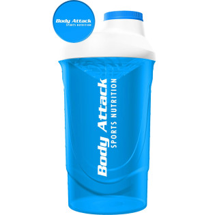 Body Attack Protein Shaker 600ml BLUE / Šeiker
