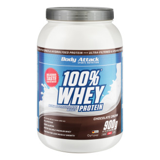 Body Attack 100% Whey Protein 900g / Vadakuvalk