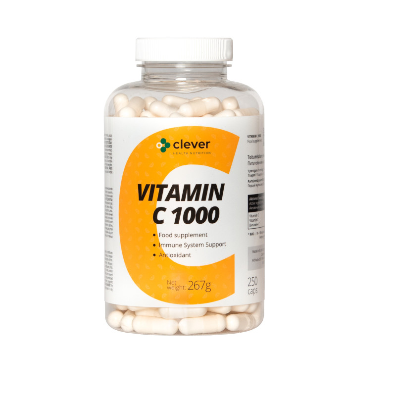 Clever Health Nutrition Vitamiin C 1000 250kaps / ...