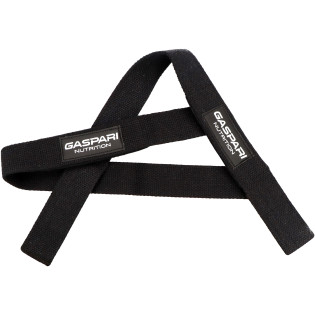 Gaspari Cotton Straps Black / Tõsterihmad