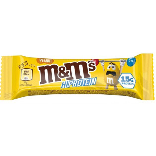 M&M Hi-Protein Bar (peanut) 51g / Valgubatoon