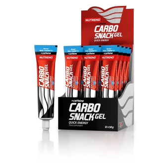 CarboSnack Gel + caffeine 50g tube (blue raspberry) / Energiageel