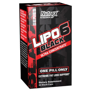 Lipo 6 Black Ultra Concentrate 60caps / Rasvapõletaja