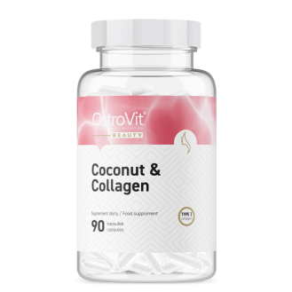 OstroVit Marine Collagen & MCT Oil from coconut 90caps / Kala kollageen + MCT oil