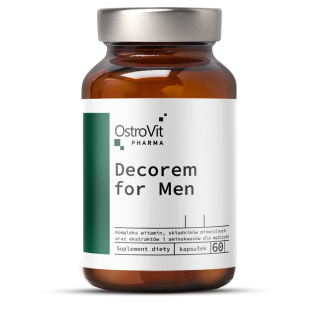 OstroVit Pharma Decorem For Men 60caps / Vitamiinide, mineraalide, ekstraktide ja aminohapete kompleks meestele