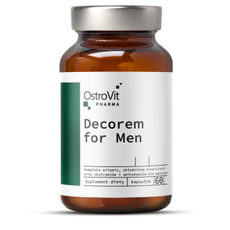 OstroVit Pharma Decorem For Men 60caps / Vitamiinide, mineraalide, ekstraktide ja aminohapete kompleks meestele