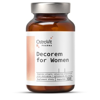 OstroVit Pharma Decorem For Women 60caps / Naiste vitamiinide, mineraalide, ekstraktide ja aminohapete kompleks