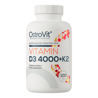 OstroVit Vitamin D3 4000 IU + K2 100 tabs / Vitamiin D3 + K2
