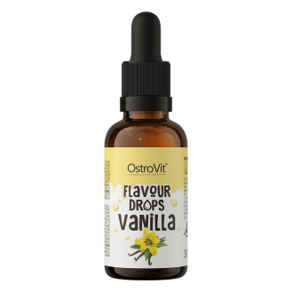 OstroVit Flavour Drops 30ml vanilla / Vanilje maitsetilgad