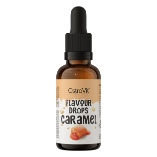 OstroVit Flavour Drops 30ml caramel / Karamelli maitsetilgad