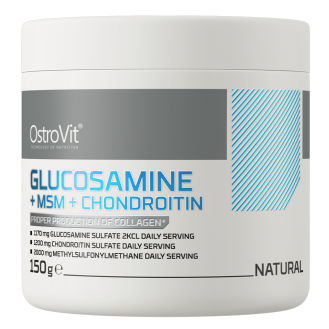 OstroVit Glucosamine + MSM + Chondroitin 150g (natural) / Liigestele
