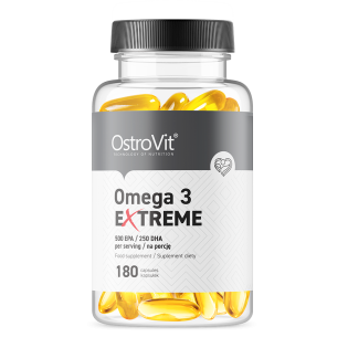 OstroVit Omega 3 Extreme 180caps / Kalamaksaõli