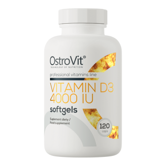 OstroVit Vitamin D3 4000 IU 120caps / D3 Vitamiin