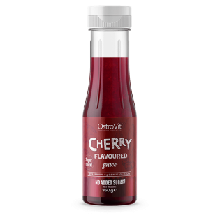 OstroVit Cherry Flavoured Sauce 350g / Kalorivabasiirup