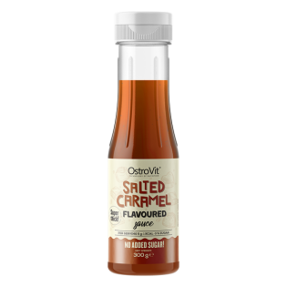 OstroVit Salted Caramel Flavoured Sauce 300g / Kalorivabasiirup