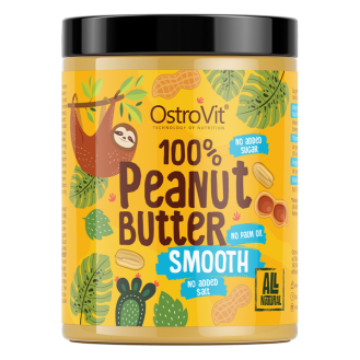 Ostrovit Peanut Butter 100% (smooth) 1000g / Maapähklivõi