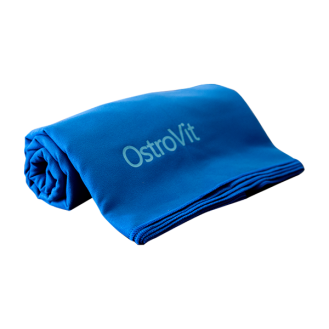 OstroVit Microfiber Towel BLUE 80×40 cm / Spordirätik