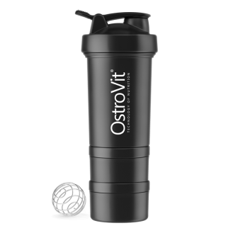 Shaker Premium (black) 450ml with 2pill boxes and mixing ball