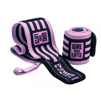 Power System Wrist Wraps GTL (pink) / Randmesidemed