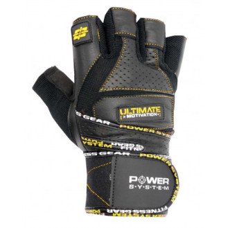 Power System Gloves Ultimate Motivation YELLOW / Randmetoega kindad