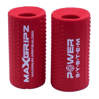 Power System Barbell Grip Adapters Max Gripz RED M / Kangi käepidemed