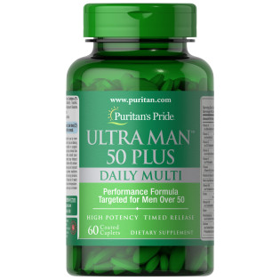 Puritan's Pride Ultra Man™ 50 Plus Daily Multi / Multivitamiinid