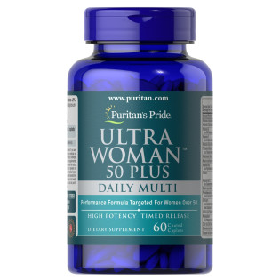 Puritan's Pride Ultra Woman™ 50 Plus Daily Multi / Multivitamiinid