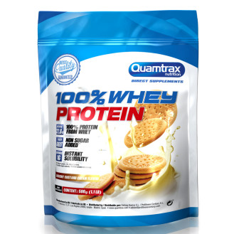 Quamtrax 100% Whey Protein 500g / Vadakuvalgu kontsentraat
