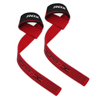 RDX S4 Weightlifting Wrist Straps (red) / Tõsterihmad