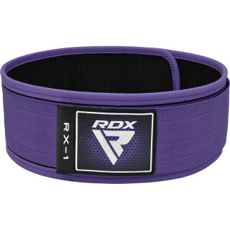 RDX Rx1 4" Weight Lifting Belt For Woman PURPLE / Jõusaalivöö