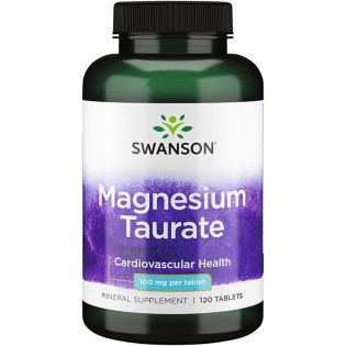 Swanson Magnesium Taurate 120tabs / Magneesiumtauraat 