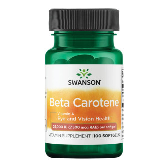 Swanson Beta Carotene 100sgels / Beetakaroteen