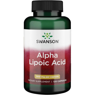 Swanson Alpha Lipoic Acid 300mg 120caps / Alfa Lipoehape