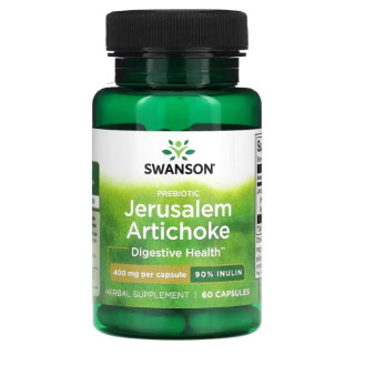 Prebiotic Jerusalem Artichoke - 90% Inulin 400mg 60caps / Inuliin