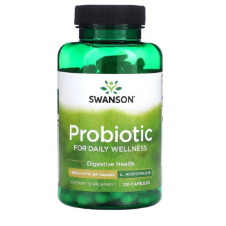 Swanson Probiotic for Daily Wellness 1 Billion CFU 120caps / Probiootikumid