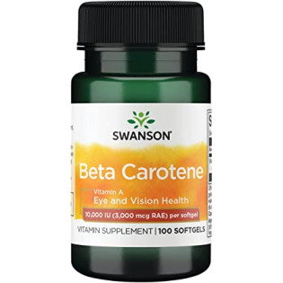 Swanson Beta-Carotene 10.000IU 250sgels / VitamIin A 