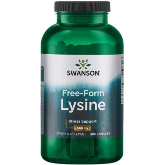 Free-Form L-Lysine 500mg 300caps / L-lüsiin