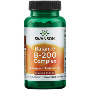 Balance B-200 Complex 100vcaps /  B vitamiinide kompleks