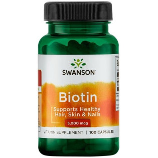 Biotin 5000mcg 100caps / Biotiin