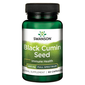 Swanson Full Spectrum Black Cumin Seed 60caps / Mustköömne seemned 