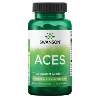 Swanson Vitamins A, C, E & Selenium (ACES) 60sgels / Vitamiin A, C, E & seleen
