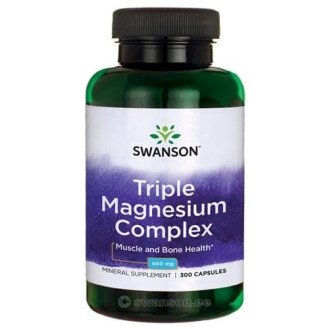 Triple Magnesium Complex 400mg 300caps / Kolmekordne Magneesiumikompleks