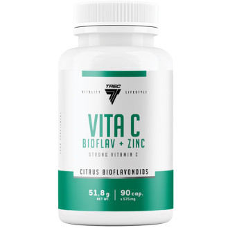 Trec Nutrition Vita C Bioflav + Zinc 90caps / Vitamiin C + Tsink