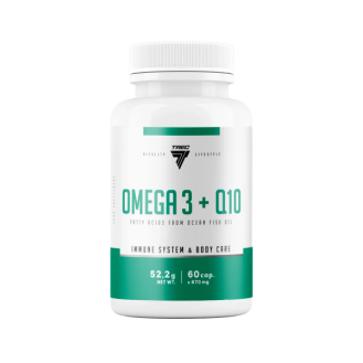 Trec Omega 3 + Q10 60caps / Kalamaksa õli + Koensüümi Q10