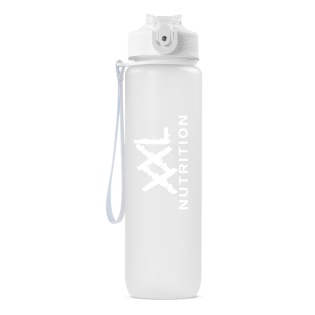 XXL Nutrition Hydrate Bottle 1000ml (white) / Kõrrega joogipudel